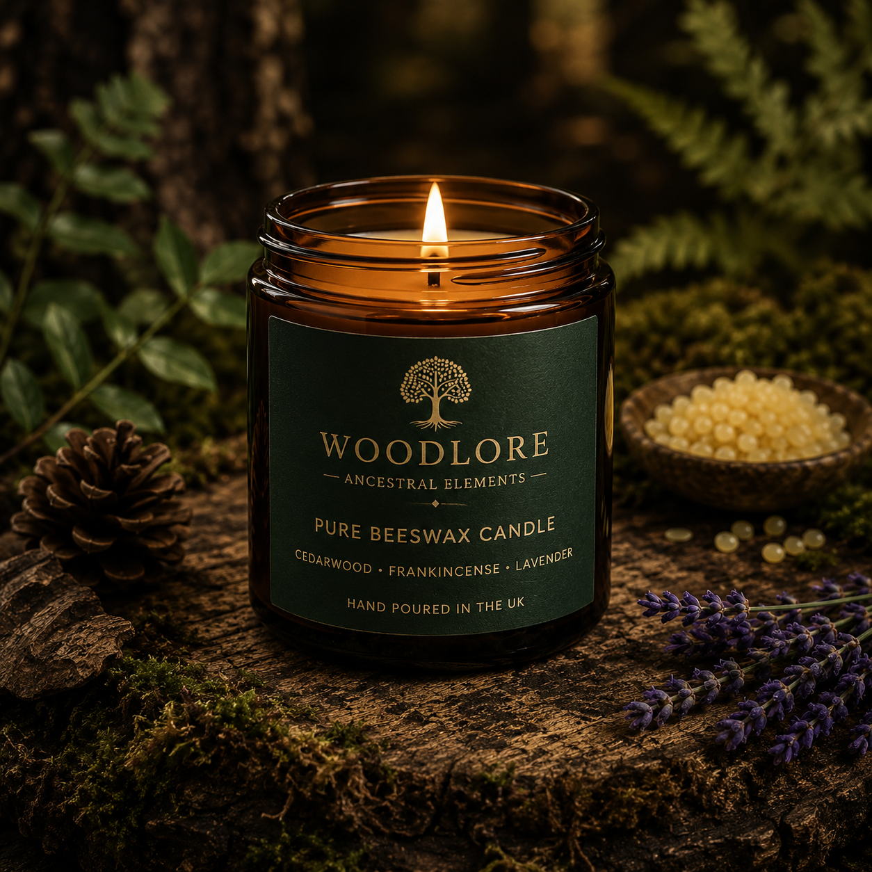 Woodlore candle